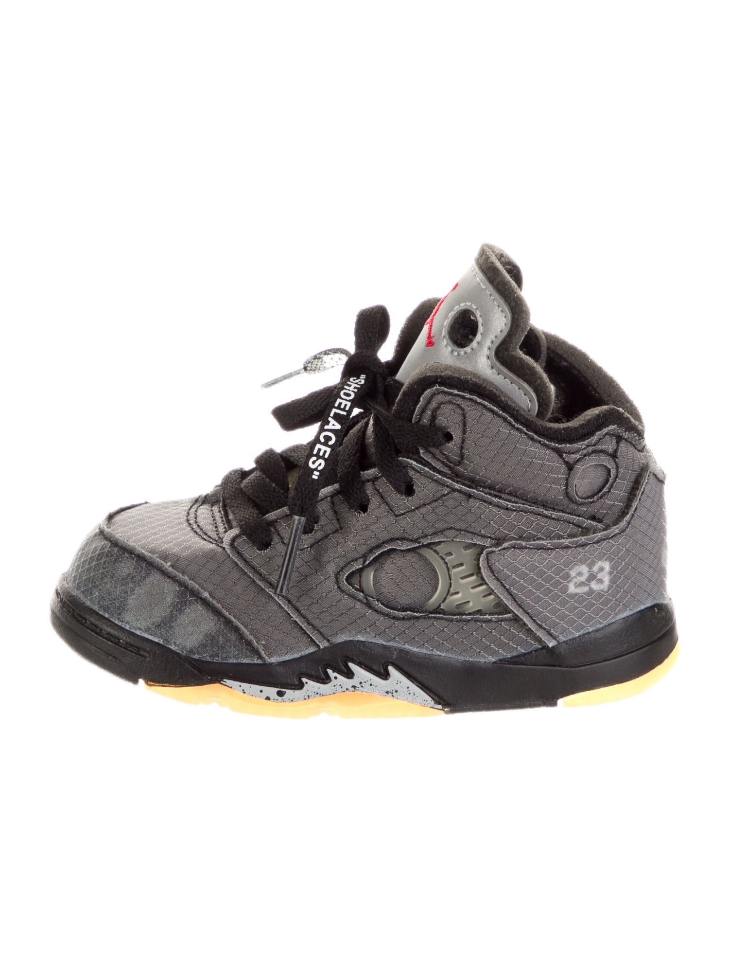 Off-White x Jordan Boys' 5 Retro SP TD 'Muslin'