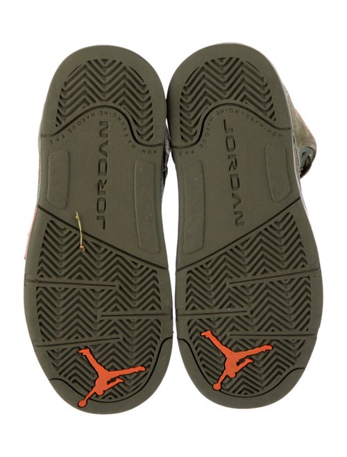 Jordan Toddler Boys' 5 Retro Army Olive Sneakers