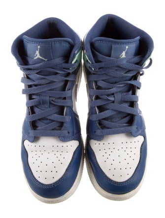 Jordan 1 Mid GS 'Blue Mint' High Sneaker