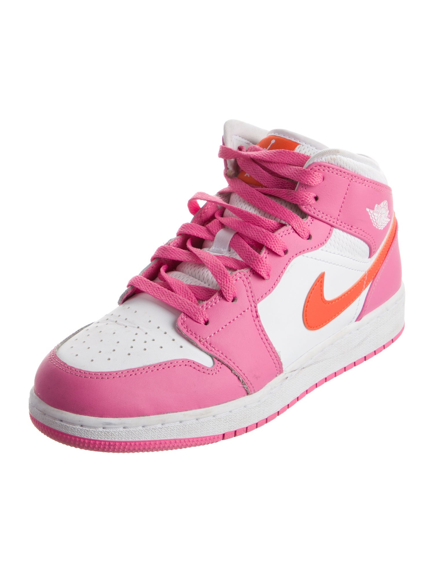 Jordan 1 Mid Pinksicle Safety Orange (GS)