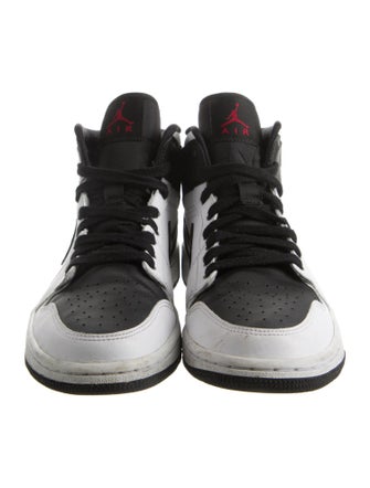 Jordan 1 Mid Reverse 'Black Toe' Athletic Sneakers