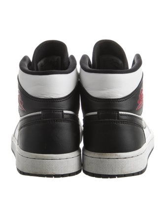 Jordan 1 Mid Reverse 'Black Toe' Athletic Sneakers