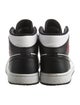 Jordan 1 Mid Reverse 'Black Toe' Athletic Sneakers