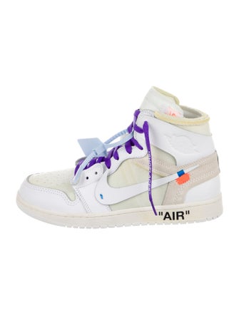 Off-White x Nike 1 Retro High 'Euro' Sneakers