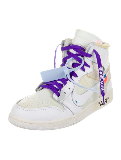 Off-White x Nike 1 Retro High 'Euro' Sneakers
