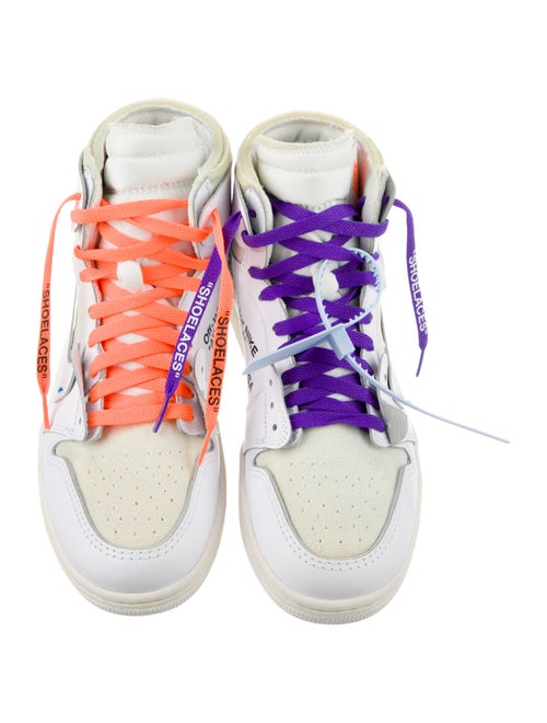 Off-White x Nike 1 Retro High 'Euro' Sneakers