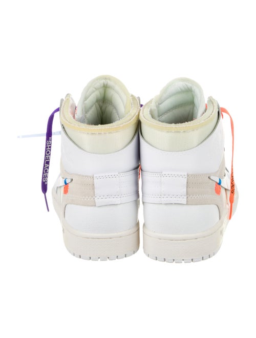 Off-White x Nike 1 Retro High 'Euro' Sneakers