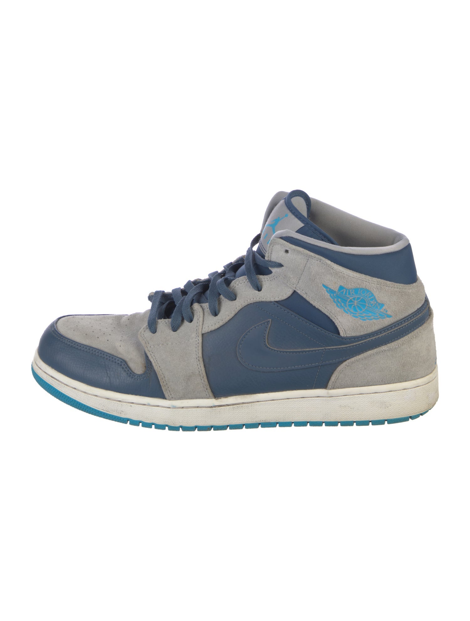 Jordan 1 Retro Mid 'Dark Powder Blue' Sneakers