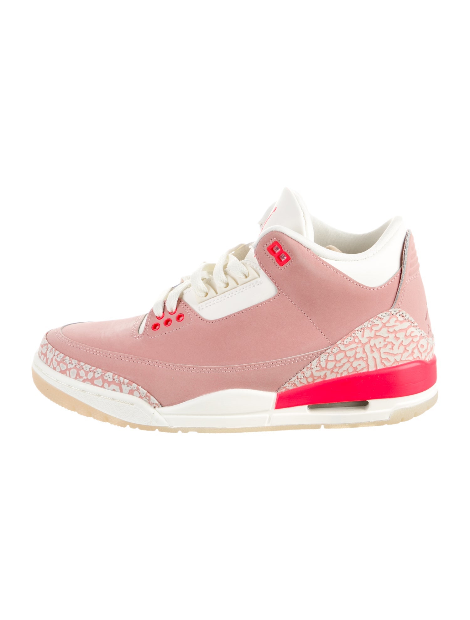 Jordan Leather Colorblock Pattern Athletic Sneakers