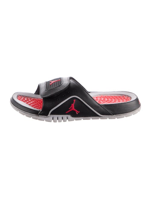 Jordan Hydro 4 Slide Black Cement Slide Sandals