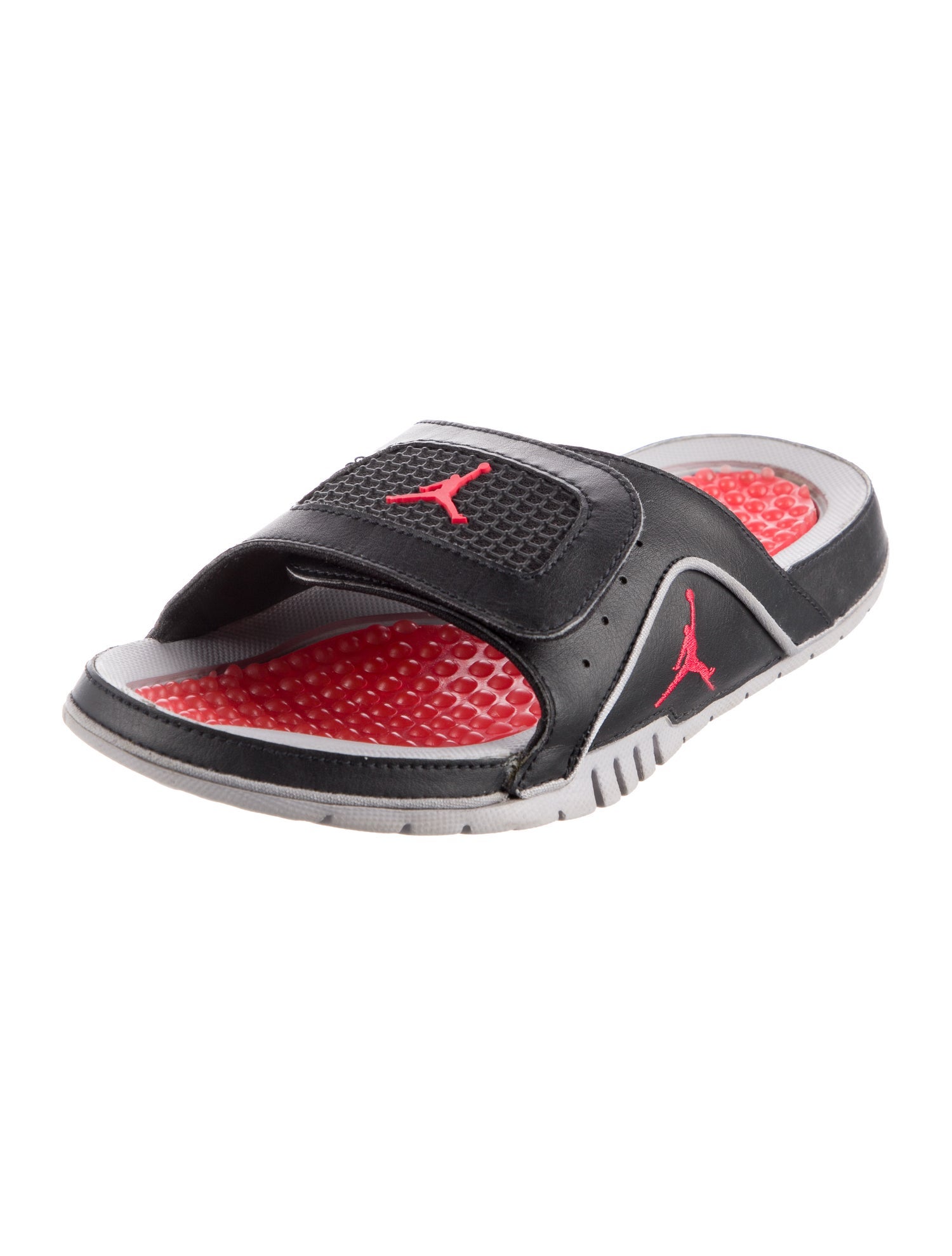 Jordan Hydro 4 Slide Black Cement Slide Sandals