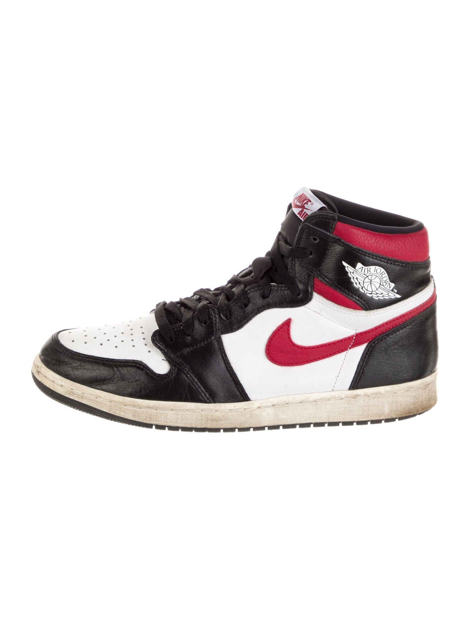 Jordan 1 Retro High Black Gym Red Sneakers