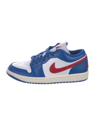 Jordan 1 Low Sport Blue Gym Red Athletic Sneakers