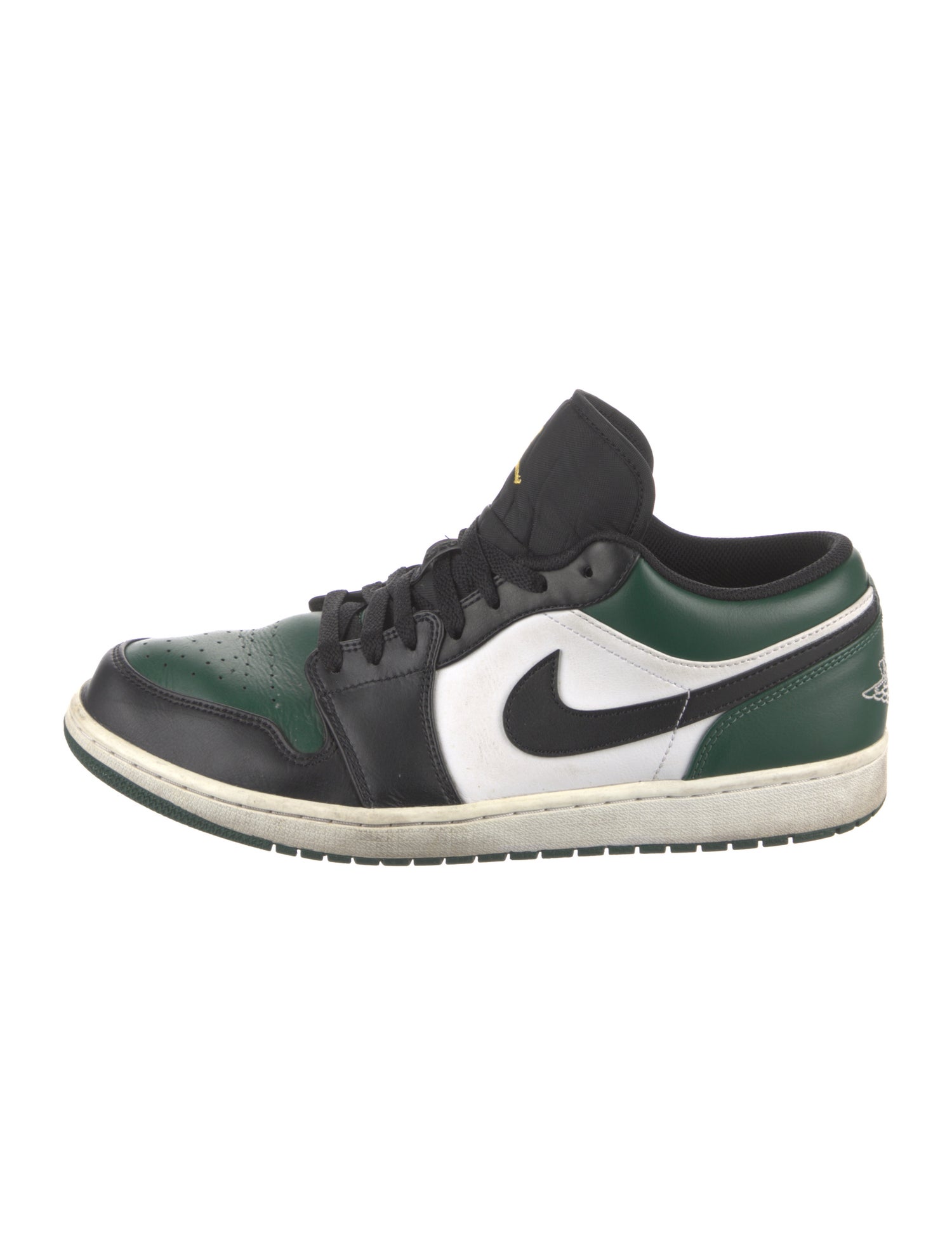 Jordan 1 Low Green Toe Sneakers