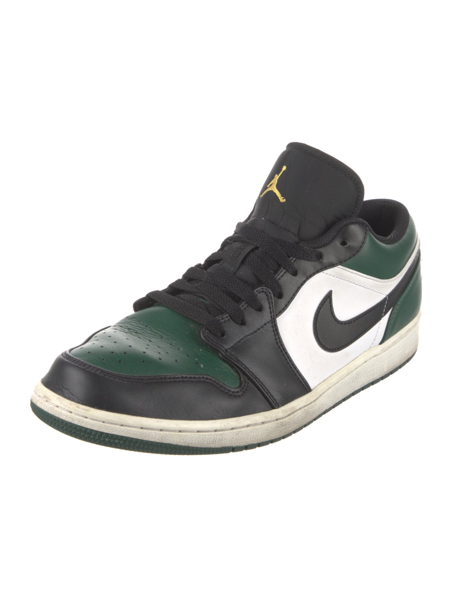 Jordan 1 Low Green Toe Sneakers