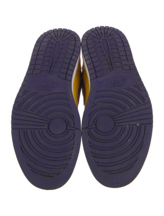 Jordan Leather Graphic Print Sneakers