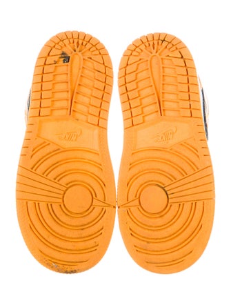 Jordan Kids' 1 Mid 'Taxi' (TD) Sneakers