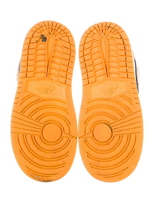 Jordan Kids' 1 Mid 'Taxi' (TD) Sneakers