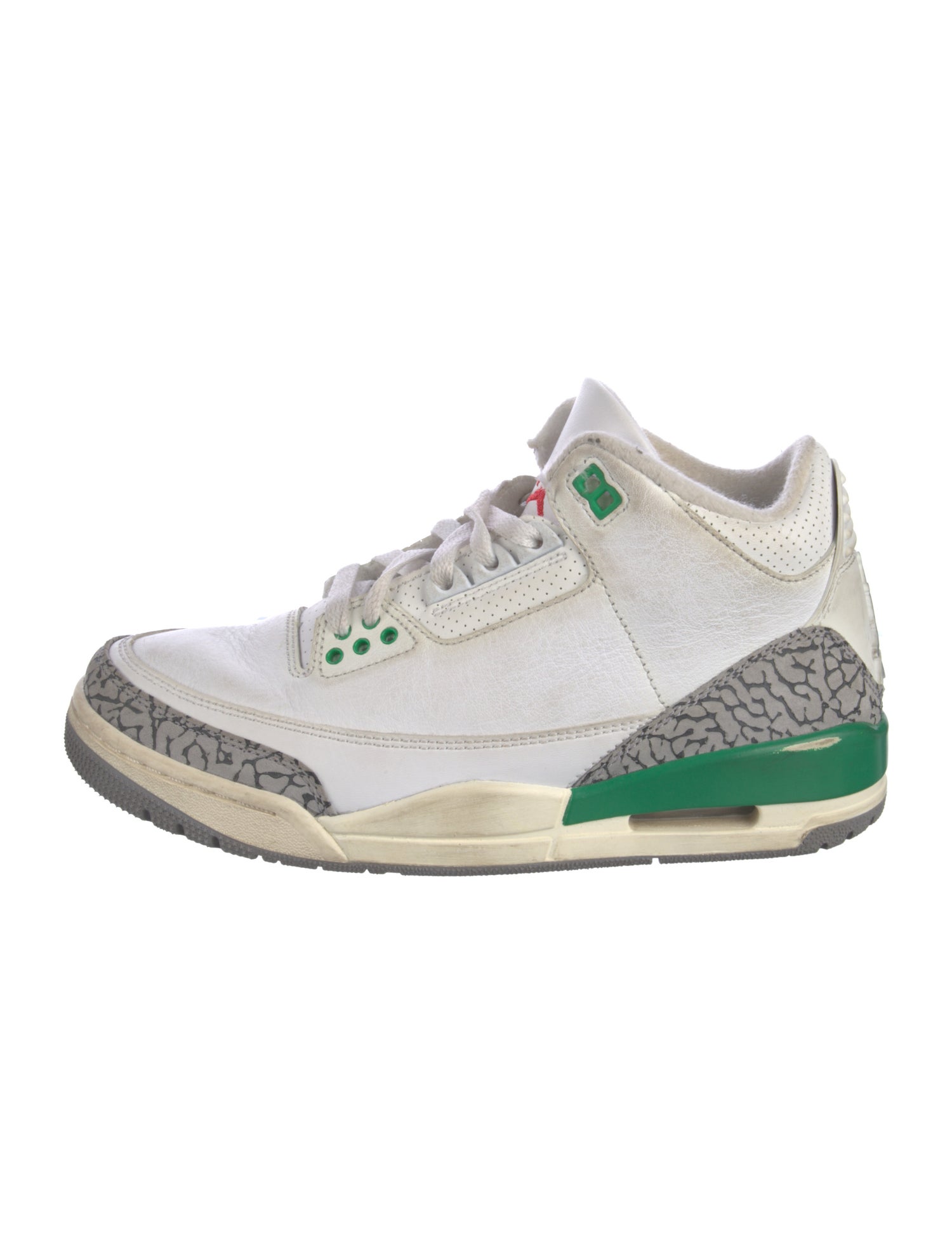 Jordan 3 Retro 'Lucky Green' Athletic Sneakers