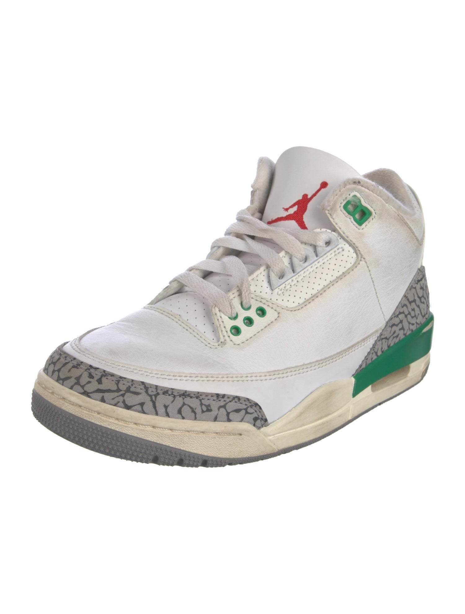 Jordan 3 Retro 'Lucky Green' Athletic Sneakers