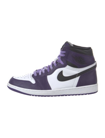 Jordan 1 Retro High 'Court Purple White' Sneakers