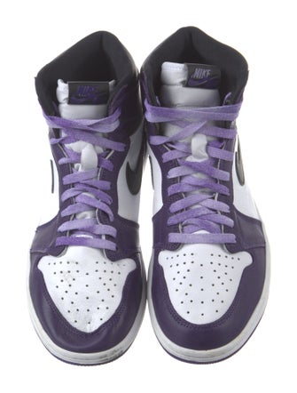 Jordan 1 Retro High 'Court Purple White' Sneakers