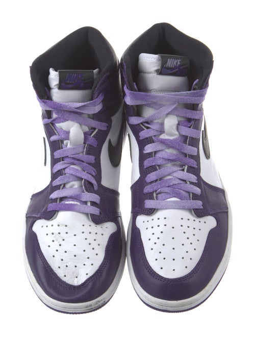 Jordan 1 Retro High 'Court Purple White' Sneakers