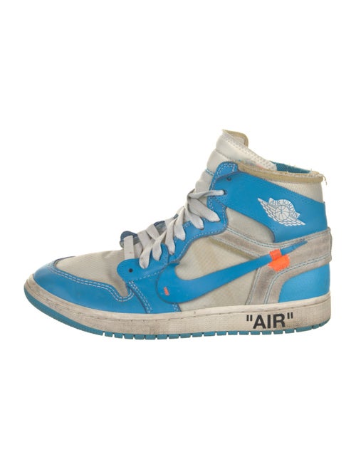 Off-White x Jordan 1 Retro High 'University Blue' Athletic Sneakers