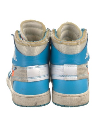 Off-White x Jordan 1 Retro High 'University Blue' Athletic Sneakers
