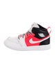 Jordan 1 Mid SE Black Infrared 23 White High Top Sneaker