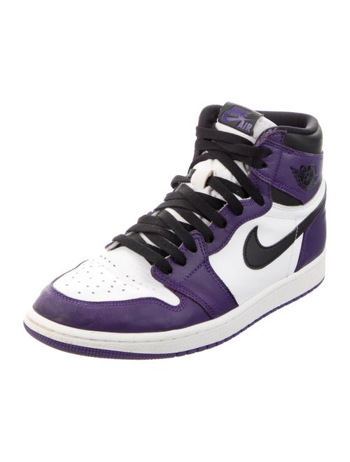 Jordan 1 Retro High 'Court Purple White' Sneakers