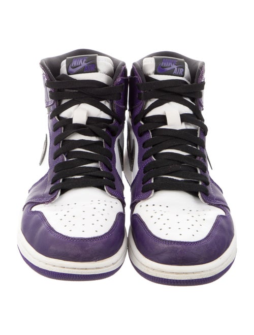Jordan 1 Retro High 'Court Purple White' Sneakers