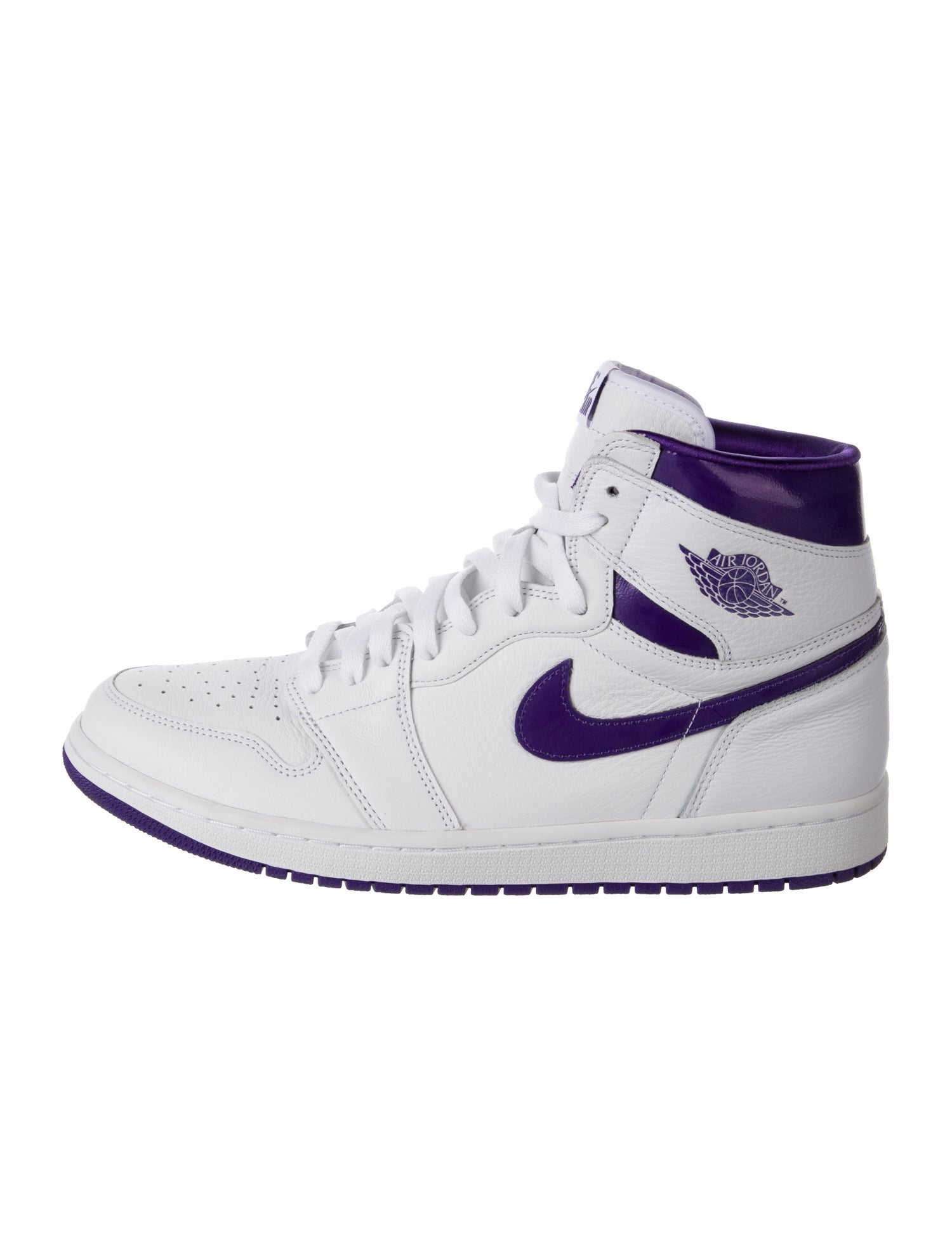 Jordan 1 Retro High Court Purple Sneakers