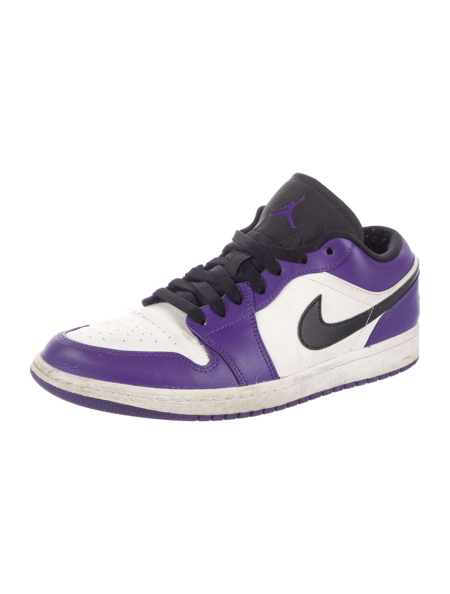 Jordan Leather Printed Athletic Sneakers