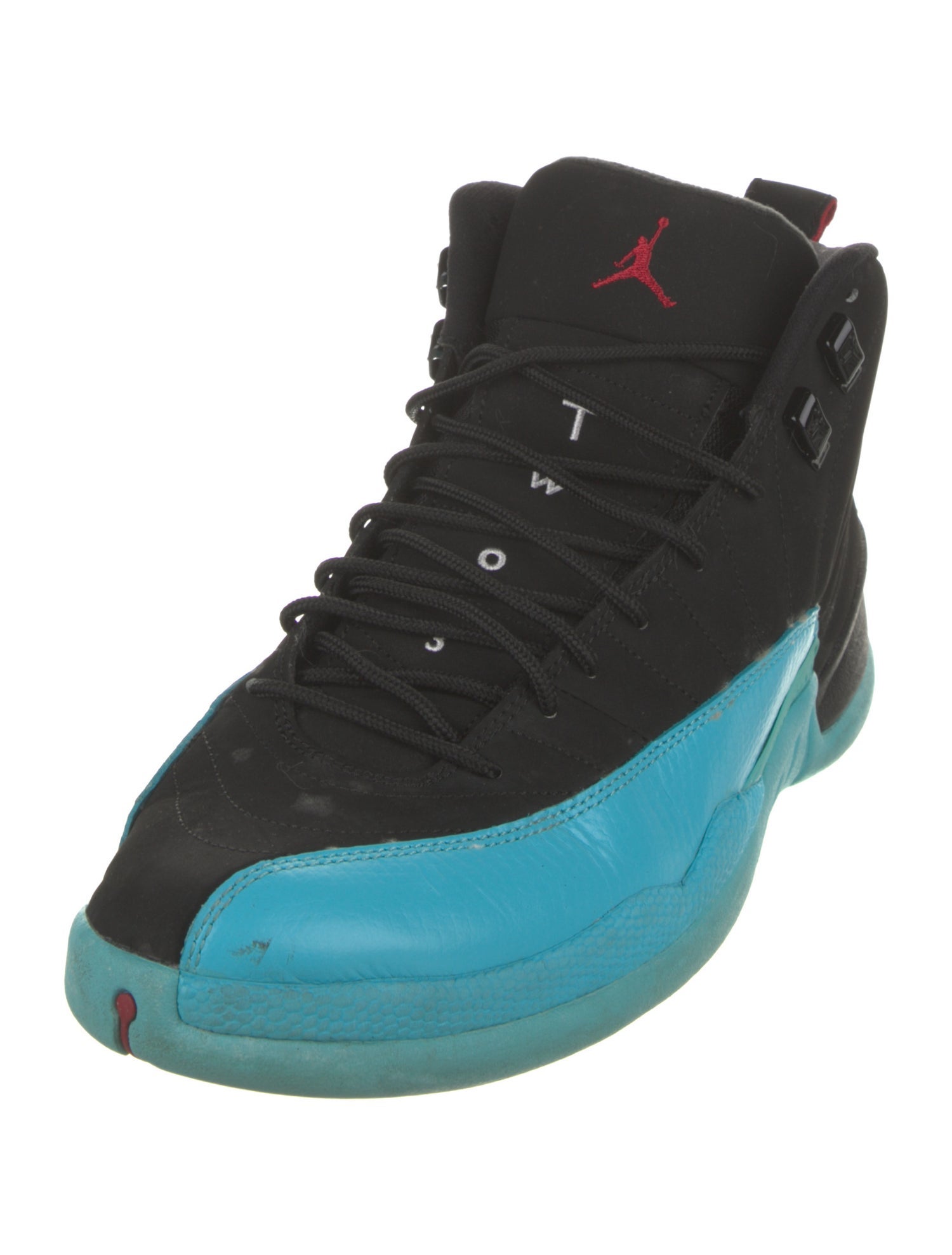 Jordan Leather Colorblock Pattern Sneakers