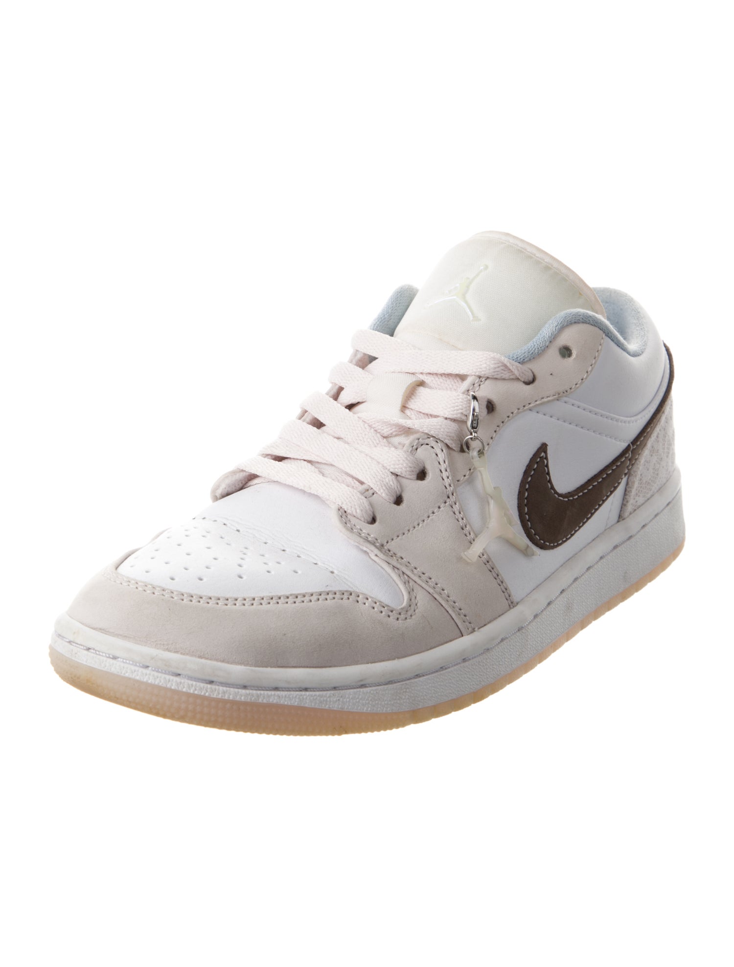 Jordan 1 Low 'Coral' Athletic Sneakers