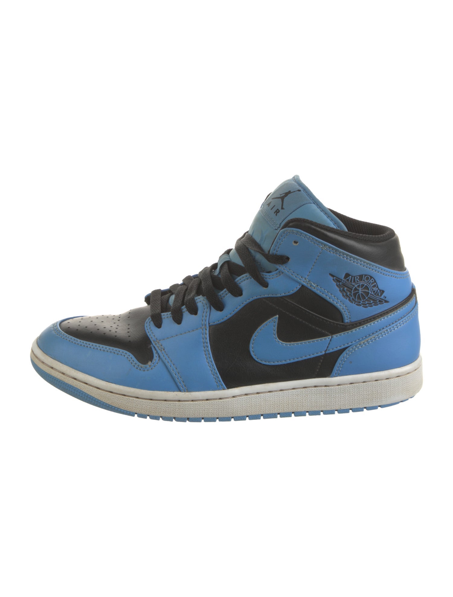 Jordan 1 Mid 'University Blue Black' Sneakers