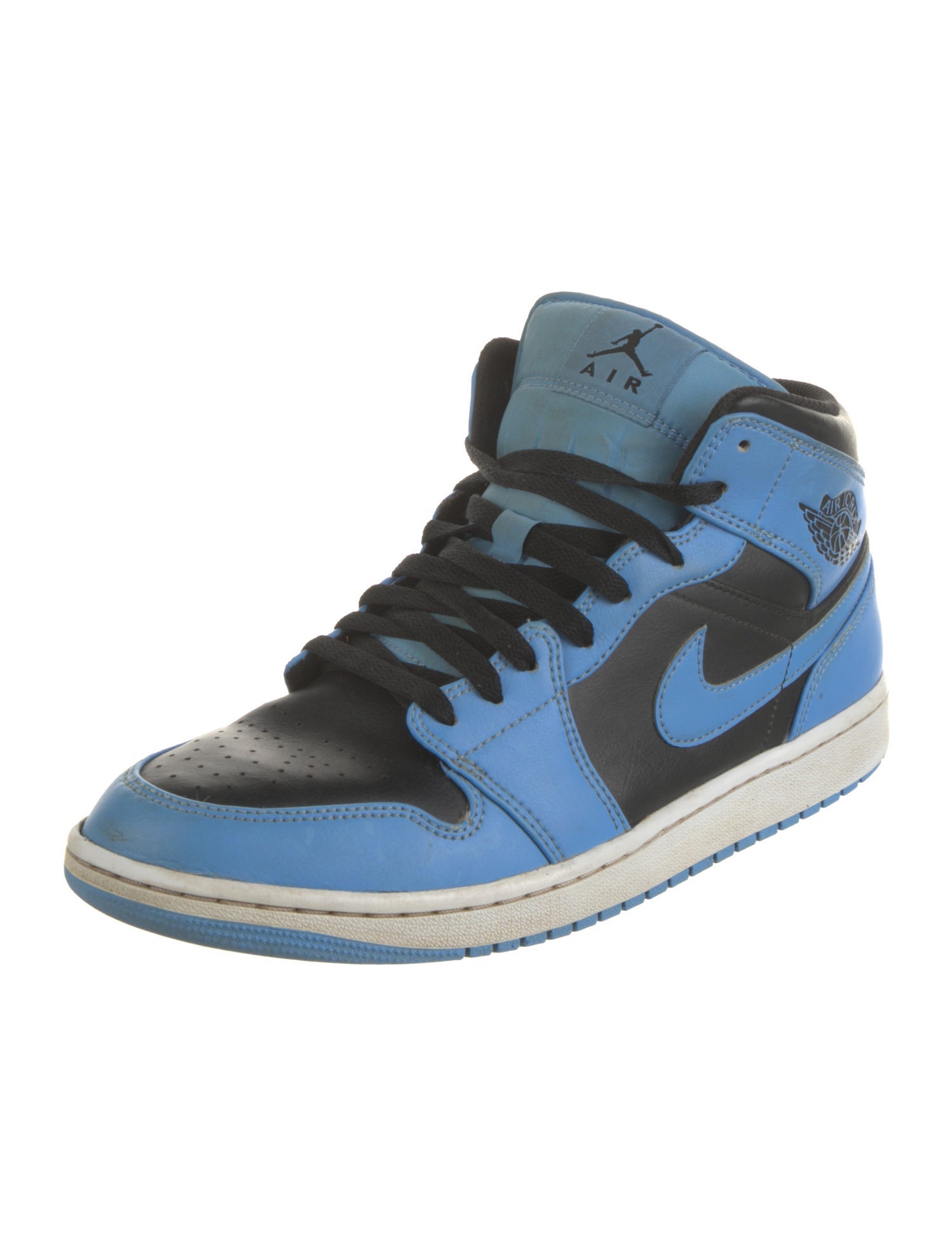 Jordan 1 Mid 'University Blue Black' Sneakers