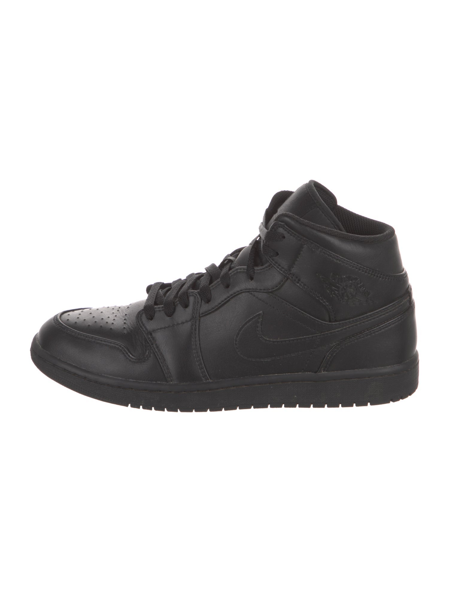 Jordan 1 Mid ‘Triple Black' Sneakers
