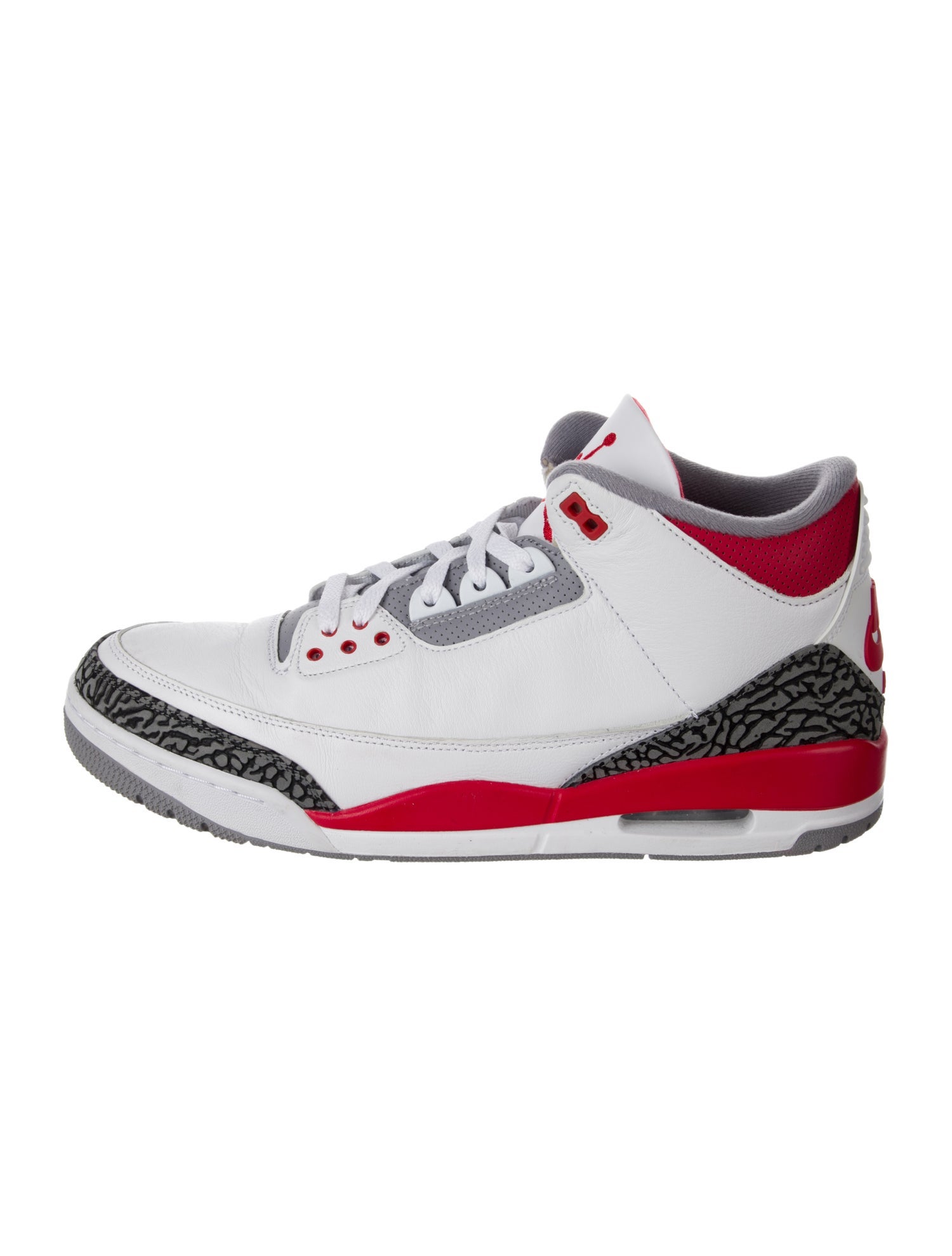 Jordan Leather Colorblock Pattern Sneakers