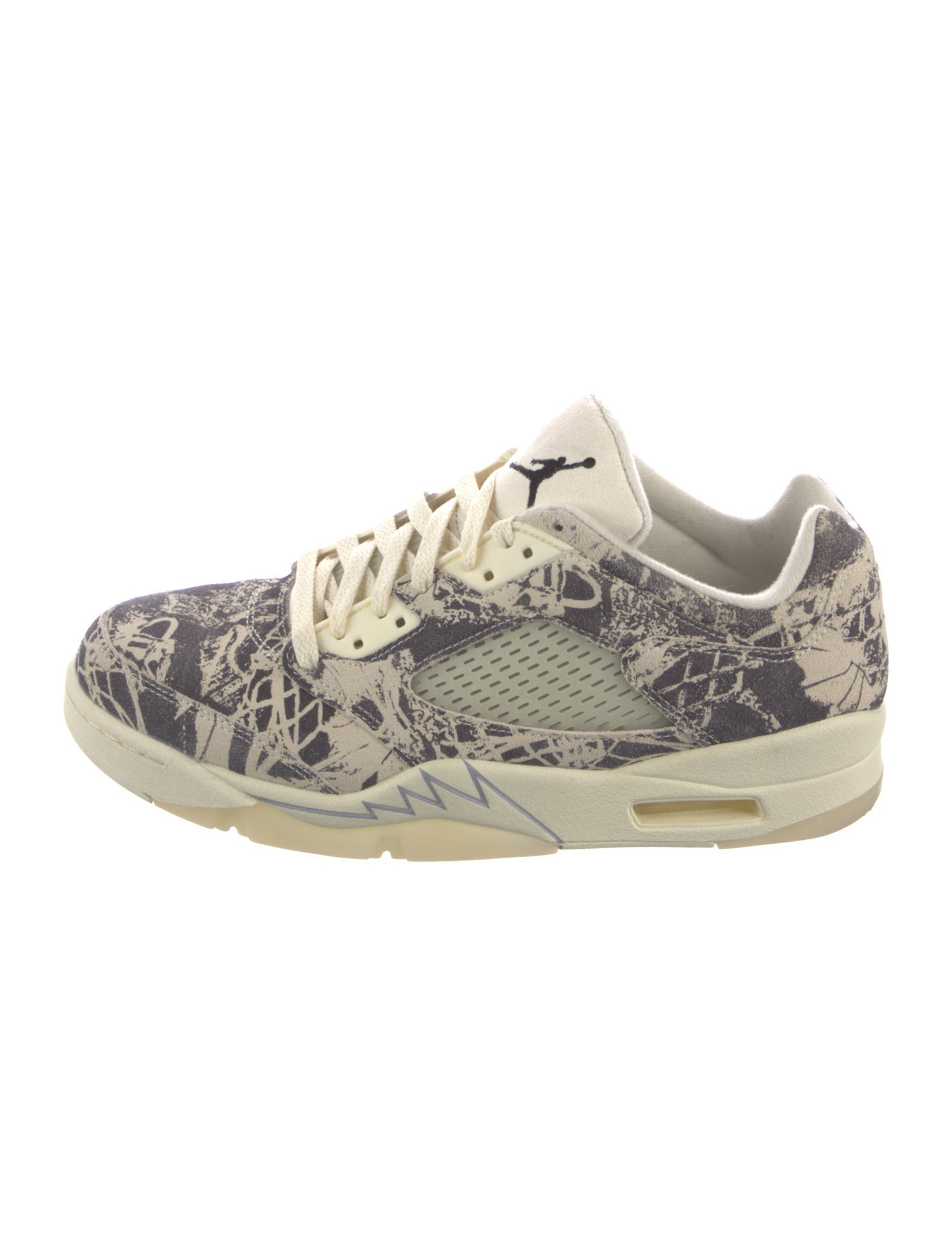 Jordan Suede Printed Athletic Sneakers