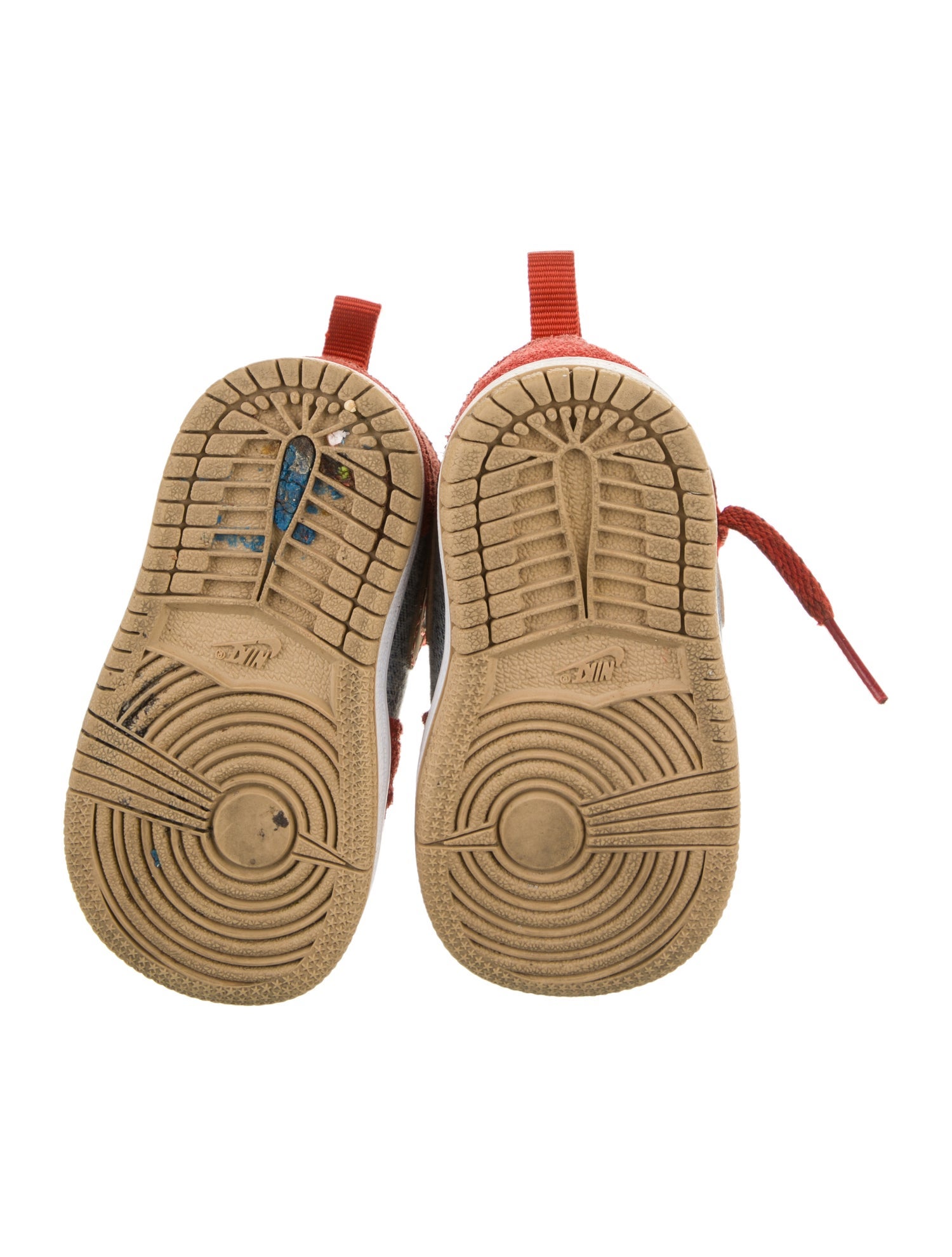 Jordan Kids' 1 Mid SE 'Denim Red' (TD) Sneakers