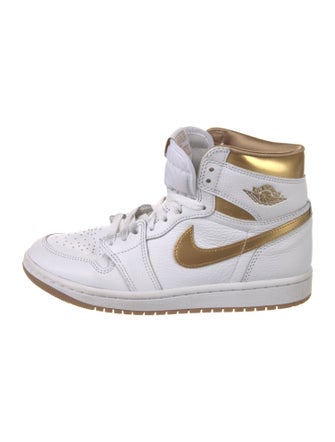 Jordan 1 Retro OG 'Metallic Gold' Wedge Sneakers