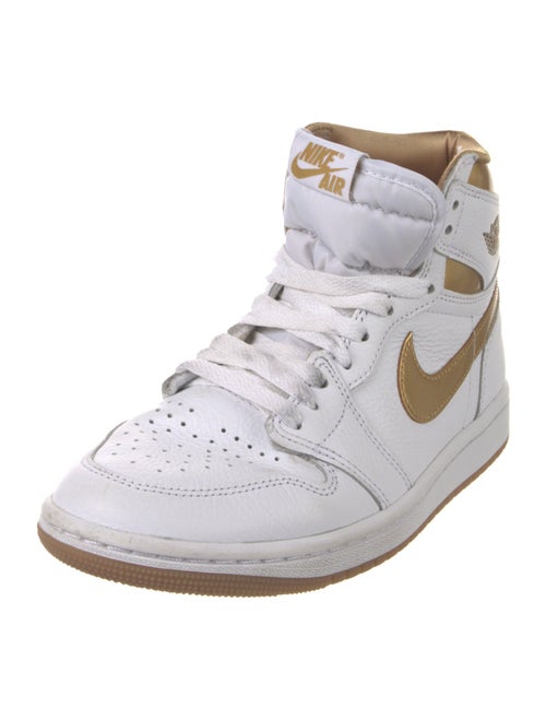 Jordan 1 Retro OG 'Metallic Gold' Wedge Sneakers