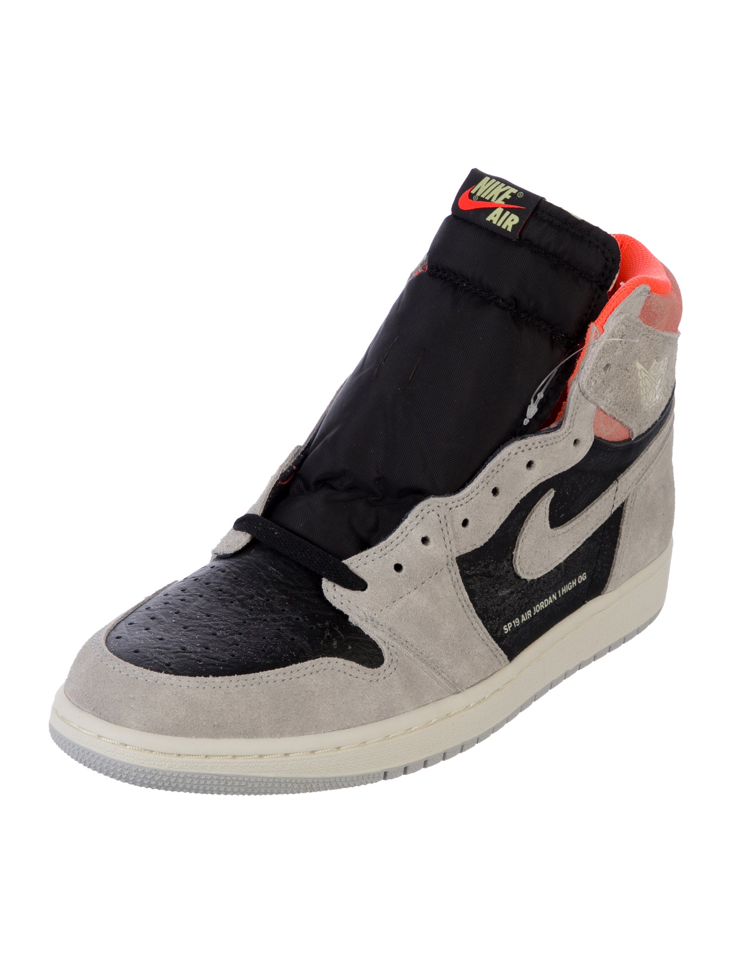 Jordan Suede Colorblock Pattern Sneakers
