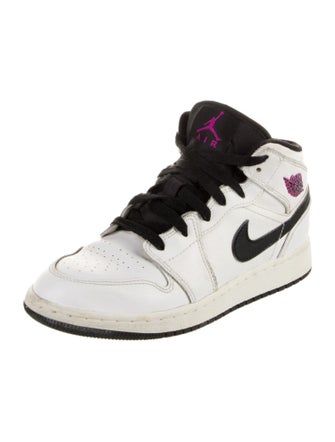 Jordan 1 Mid 'White Fuchsia Blast' (GS)