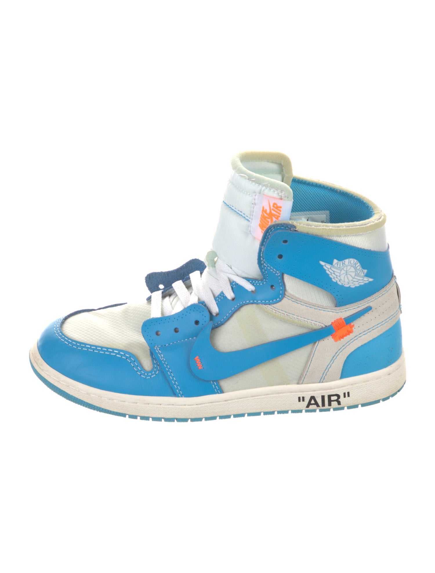 Off-White x Jordan 1 Retro High 'University Blue' Sneakers