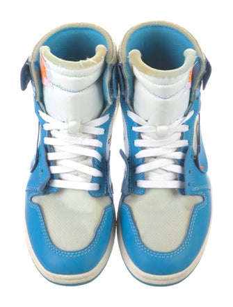 Off-White x Jordan 1 Retro High 'University Blue' Sneakers