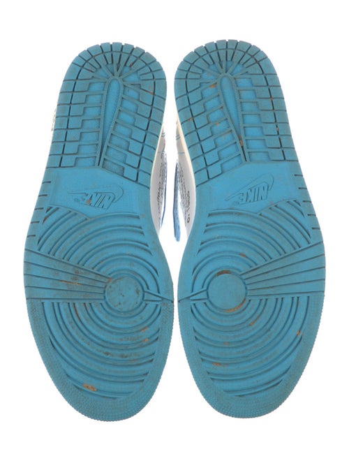 Off-White x Jordan 1 Retro High 'University Blue' Sneakers