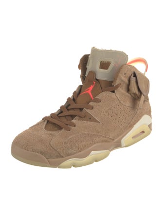 Nike x Travis Scott 6 Retro 'British Khaki' Sneakers